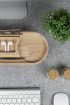 Fagus Wood-Mini Tender Masa Düzenleyici-Masaüstü Organizer-4-Milagron.com