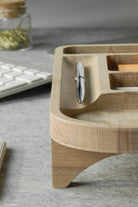 Fagus Wood-Mini Tender Masa Düzenleyici-Masaüstü Organizer-7-Milagron.com
