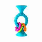 Fat Brain Toys-Fat Brain Mavi Halkalı Silikon Diş Kaşıyıcı-Oyuncak-2-Milagron.com