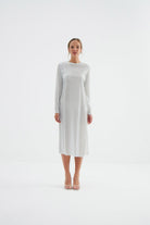 Fickle Hearts-Astrid Gümüş Elbise-Elbise-5-Milagron.com