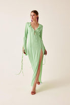 Fickle Hearts-Nellie Dress Lime-Elbise-5-Milagron.com