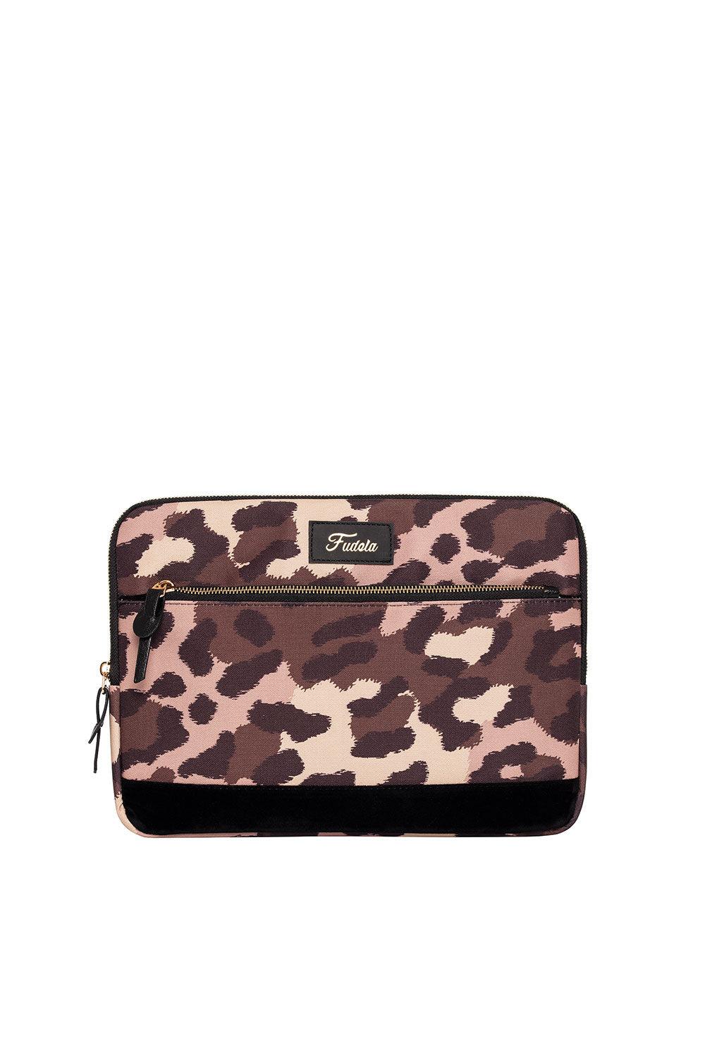 Fudela-Fudela 13-14 Inch Brown Dyes Macbook- Laptop Bag-Laptop Çantası-1-Milagron.com