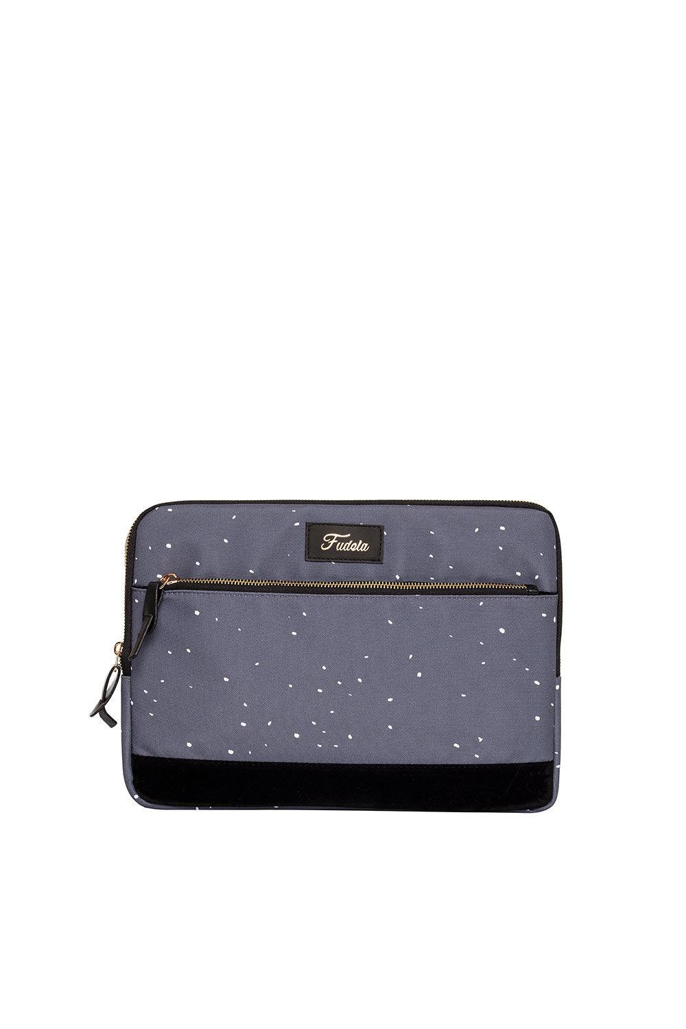 Fudela-Fudela 13-14 Inch Dark Blue Paints Macbook- Laptop Bag-Laptop Çantası-1-Milagron.com