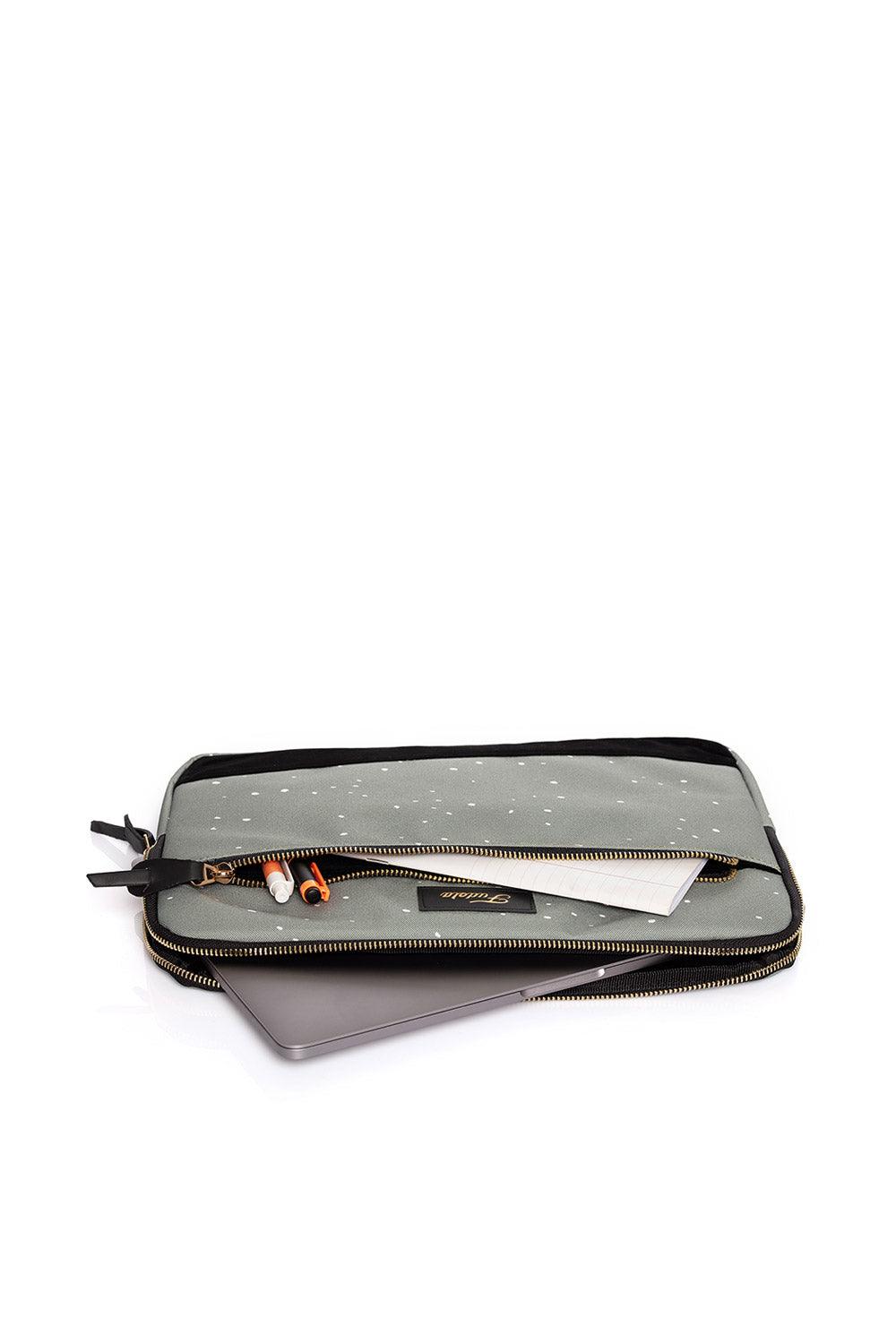 Fudela-Fudela 13-14 Inch Khaki Paints Macbook- Laptop Bag-Laptop Çantası-3-Milagron.com