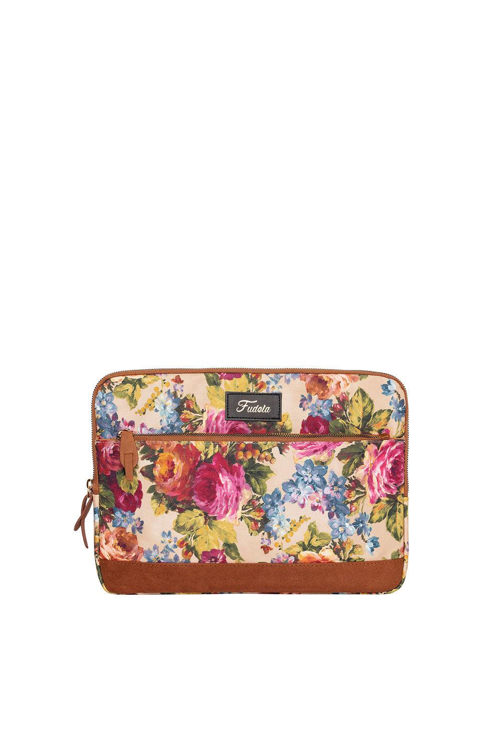 Fudela-Fudela 13-14 inch Flowers Macbook- Laptop Bag-Laptop Çantası-1-Milagron.com