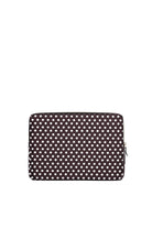 Fudela-Fudela 15.6 Inch Black Polka Dot Macbook- Laptop Bag-Laptop Çantası-4-Milagron.com