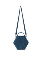 Geomi-Hexagon Çanta - Petrol Mavisi-Omuz Çantası-5-Milagron.com