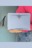 Geomi-Mun Clutch - Gökyüzü Mavi-Clutch-8-Milagron.com