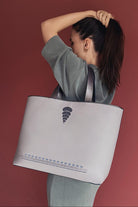 Geomi-Mun Tote - Travel Size - Gri-Omuz Çantası-1-Milagron.com