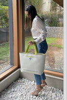 Geomi-Mun Tote - Travel Size - Vanilya-Omuz Çantası-2-Milagron.com