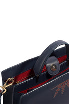 Geomi-Ray Çanta - Lacivert Dots-Omuz Çantası-7-Milagron.com