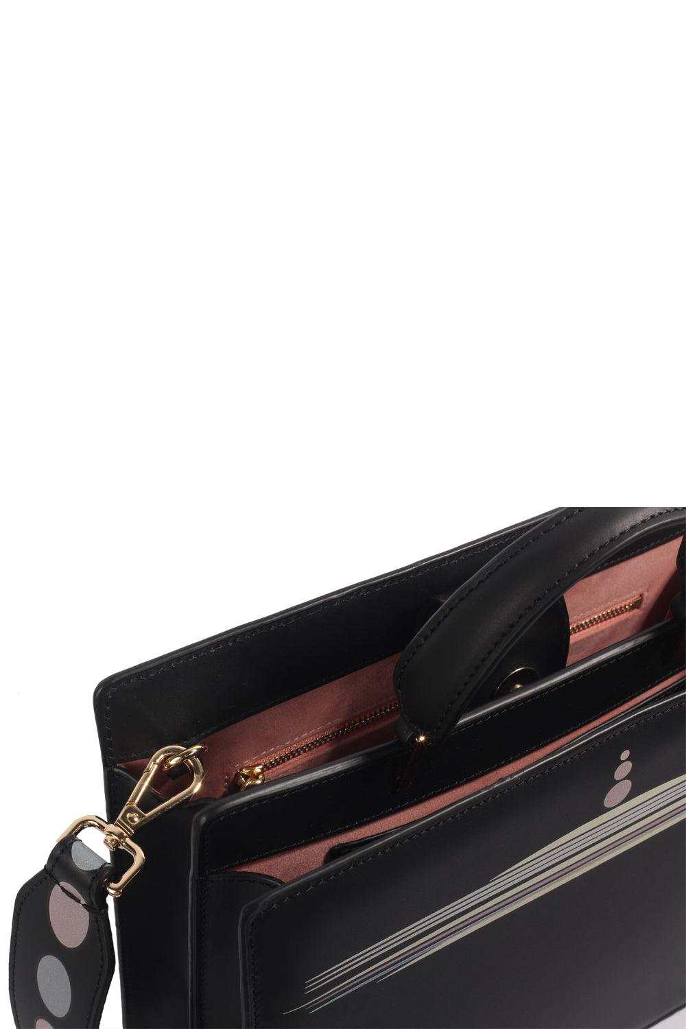 Geomi-Ray Çanta - Siyah Sunset-Omuz Çantası-6-Milagron.com