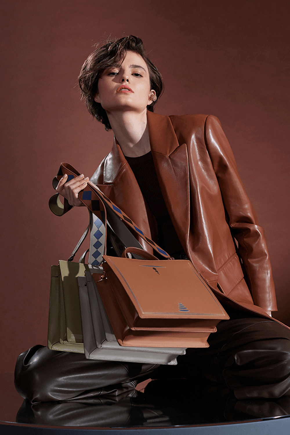 Geomi-Ray Çanta - Taba-Omuz Çantası-2-Milagron.com