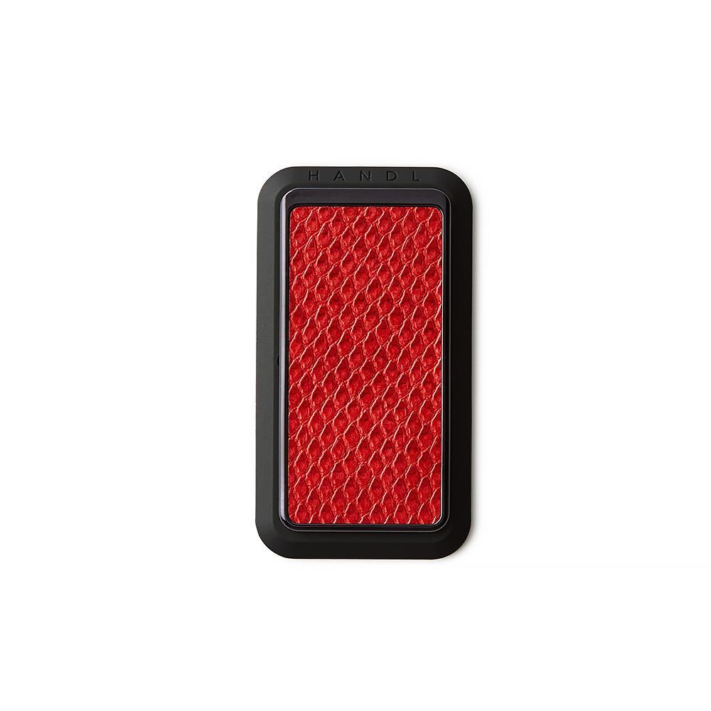 Handl New York-HANDLstick ANIMAL RED SNAKESKIN Stand Özellikli Telefon Tutucu-Telefon Tutucu-2-Milagron.com