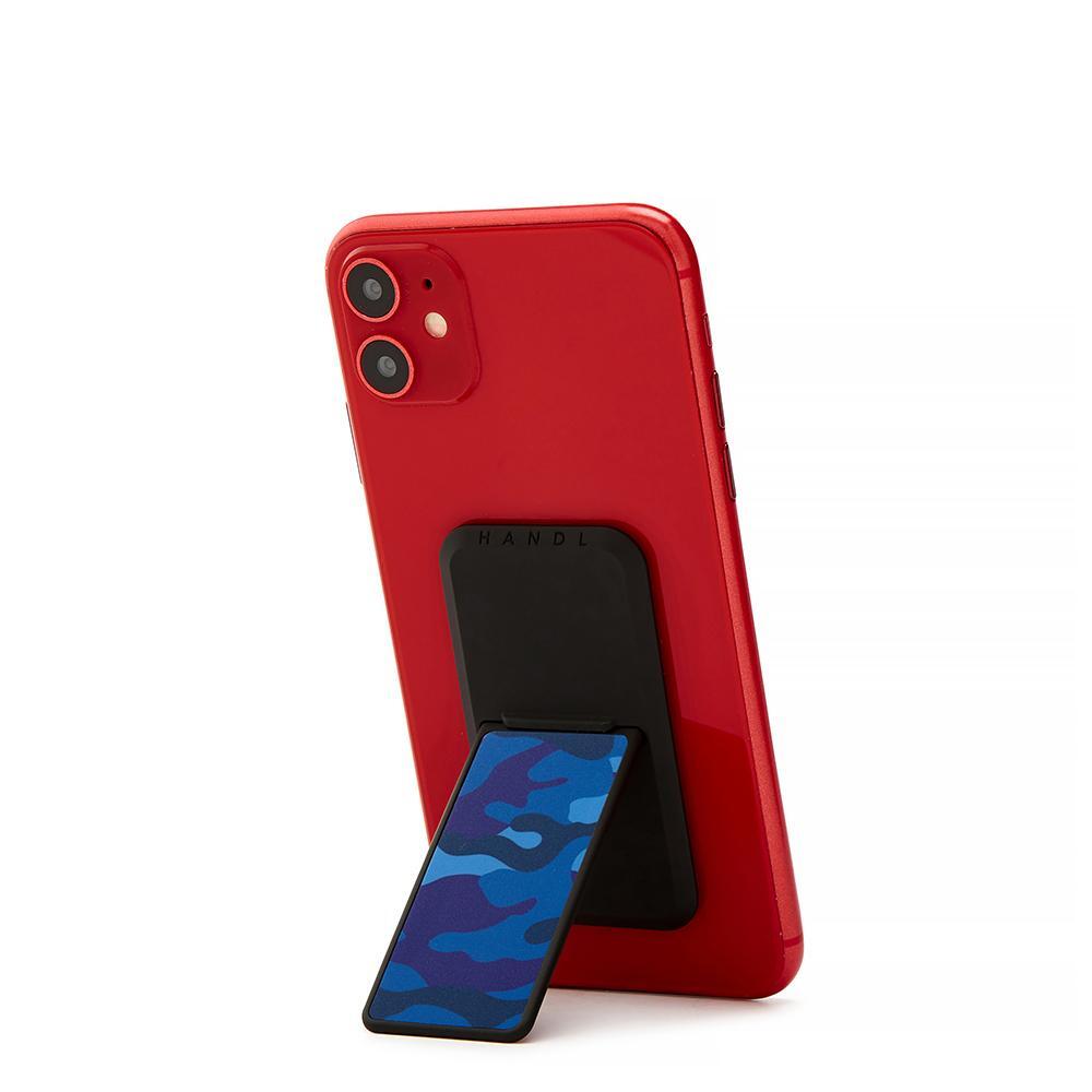 Handl New York-HANDLstick PRINT CAMO NAVY Stand Özellikli Telefon Tutucu-Telefon Tutucu-4-Milagron.com