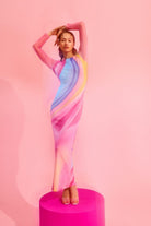 Herfetch-The Rainbow Dress-Elbise-1-Milagron.com