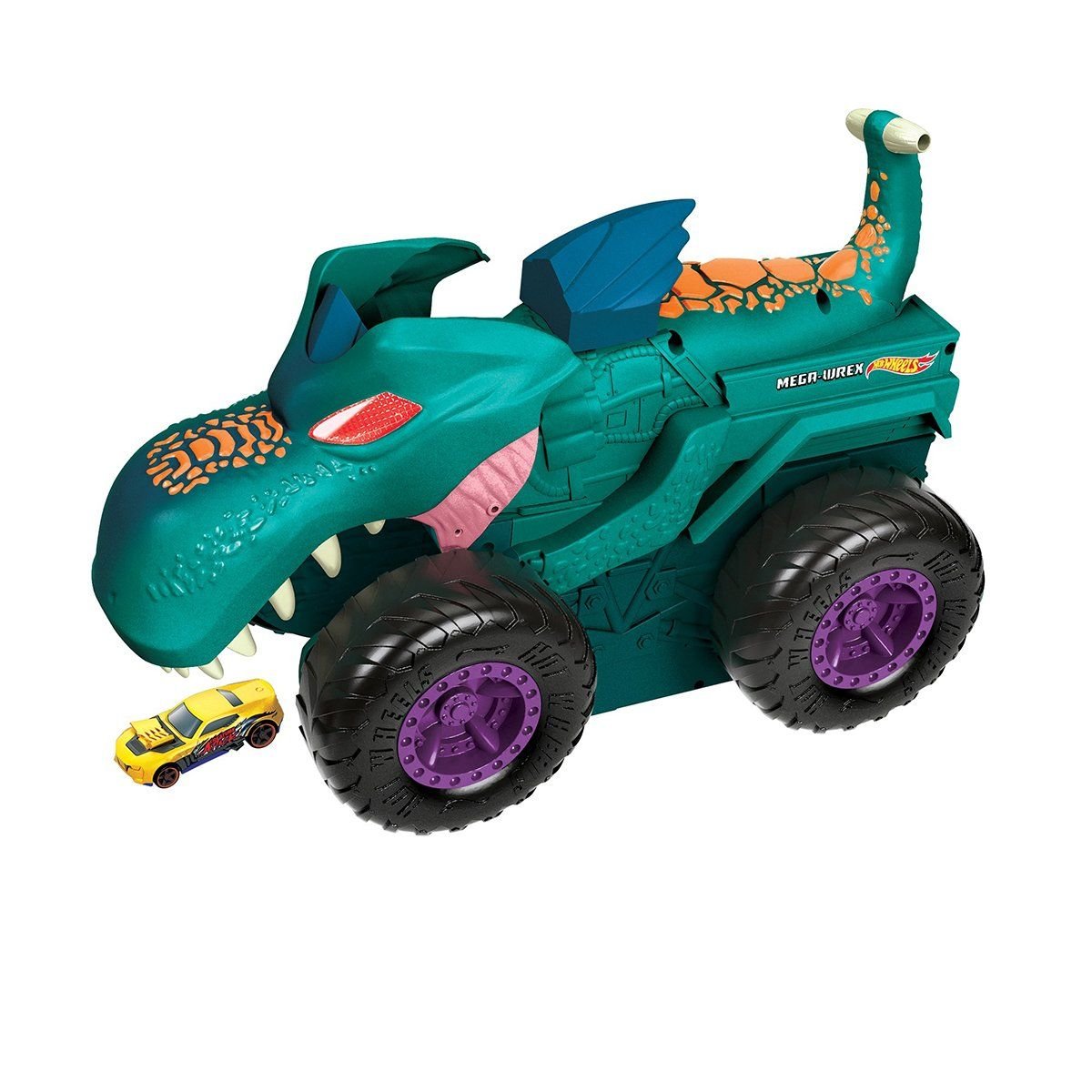 Hot Wheels-Monster Trucks Araba Yiyen Wrex, Monster Trucks-Oyuncak Arabalar ve Setleri-3-Milagron.com