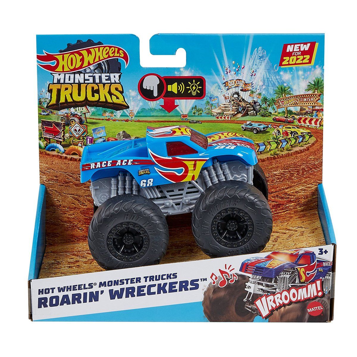 Hot Wheels-Monster Trucks Kükreyen Arabalar-Oyuncak Arabalar ve Setleri-3-Milagron.com