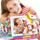 Imagine Station-AR Floor Puzzles Unicorn Aplikasyon Destekli Arttırılmış Gerçeklik Oyunu-Kutu Oyunları-3-Milagron.com