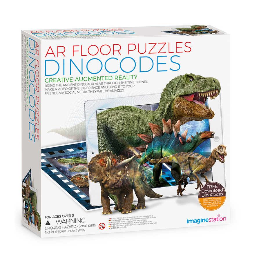 Imagine Station-SORUNLU - AR Floor Puzzles Dinocodes Aplikasyon Destekli Arttırılmış Gerçeklik Oyunu-Kutu Oyunları-1-Milagron.com