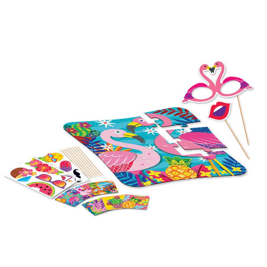 Imagine Station-SORUNLU - AR Floor Puzzles Flamingo Aplikasyon Destekli Arttırılmış Gerçeklik Oyunu-Kutu Oyunları-2-Milagron.com
