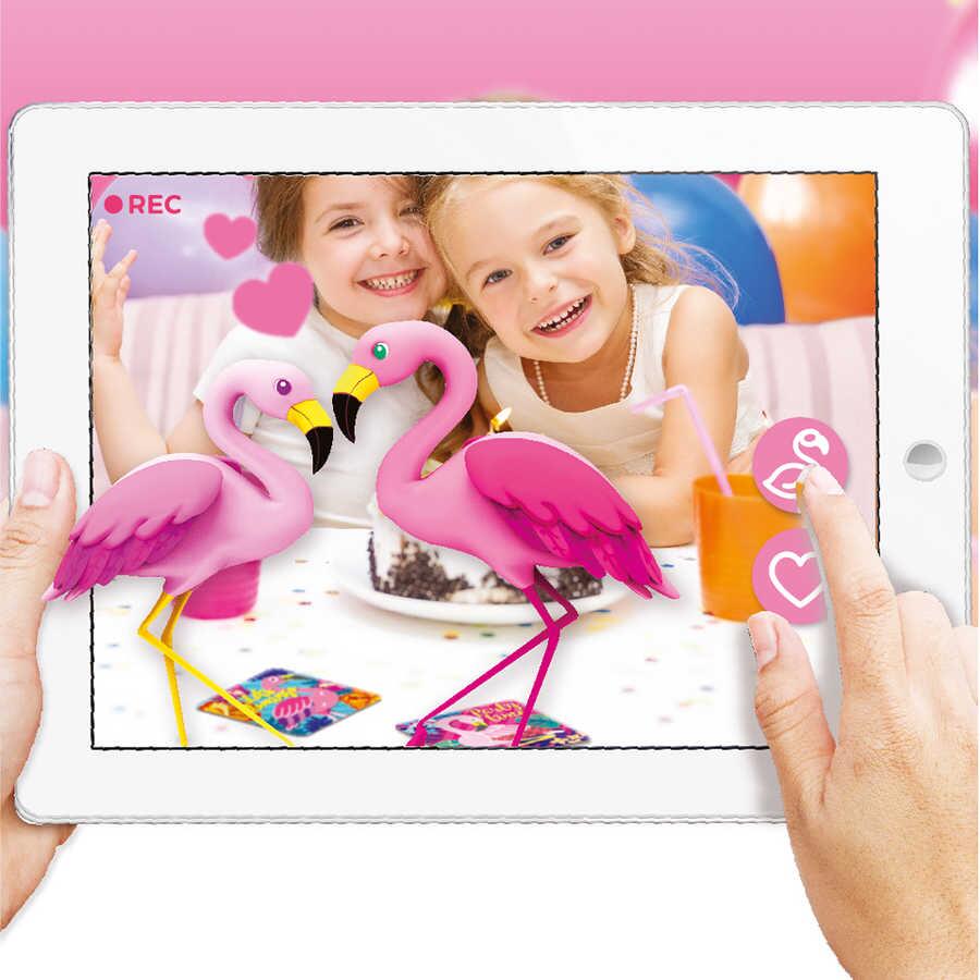 Imagine Station-SORUNLU - AR Floor Puzzles Flamingo Aplikasyon Destekli Arttırılmış Gerçeklik Oyunu-Kutu Oyunları-4-Milagron.com