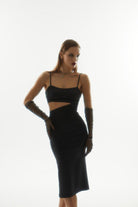 Iquoniq-Black Swan Dress-Elbise-4-Milagron.com