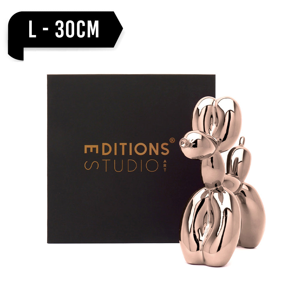 Jeff Koons-Jeff Koons Balloon Dog (Large) Rose Gold-Biblo-1-Milagron.com