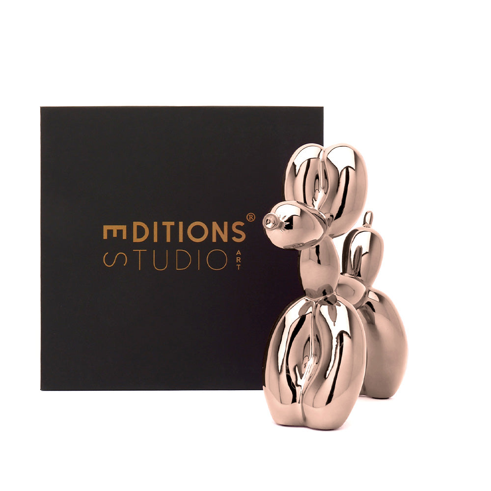 Jeff Koons-Jeff Koons Balloon Dog (Large) Rose Gold-Biblo-6-Milagron.com