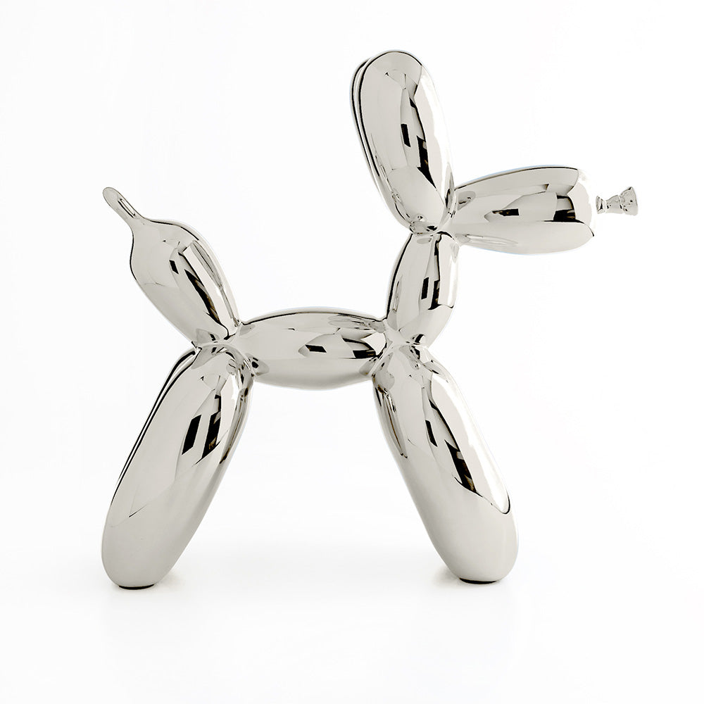 Jeff Koons-Jeff Koons Balloon Dog (Large) Silver-Biblo-3-Milagron.com