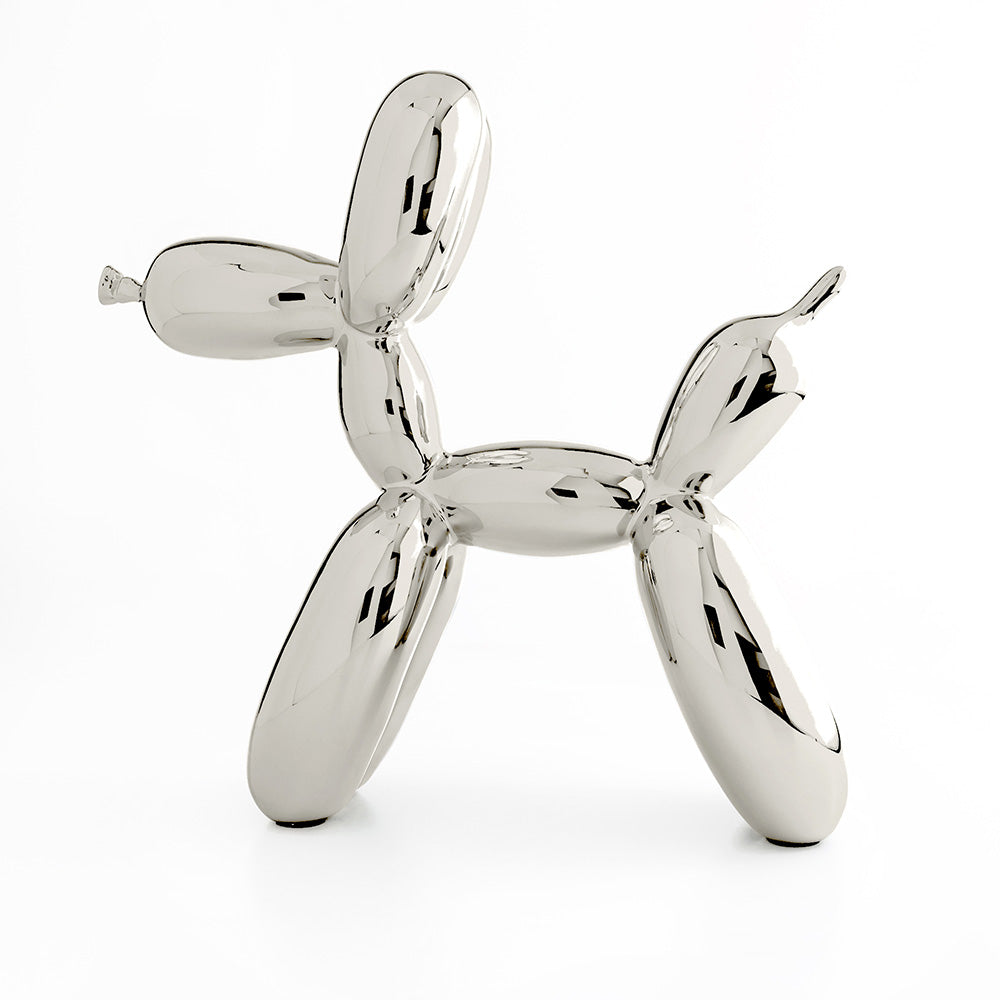 Jeff Koons-Jeff Koons Balloon Dog (Large) Silver-Biblo-5-Milagron.com