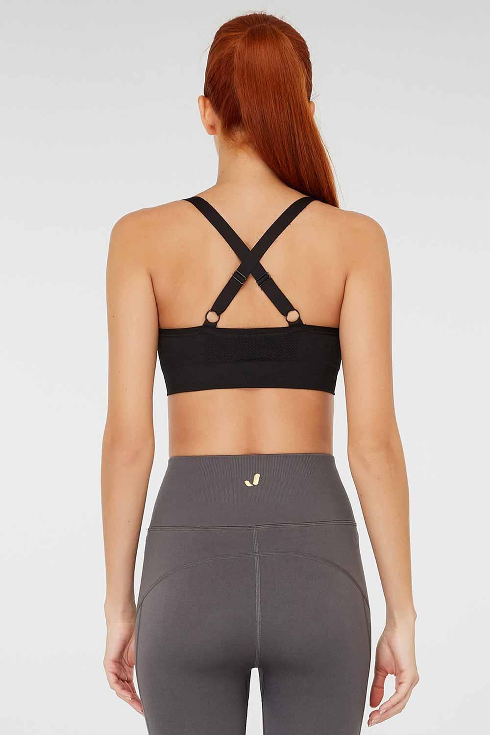 Jerf-Bauru Siyah Büstiyer-Activewear-5-Milagron.com