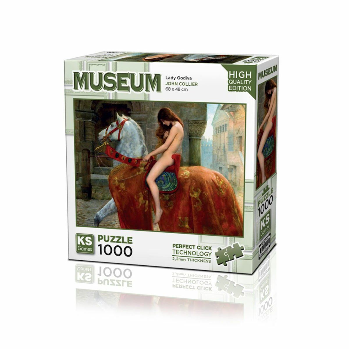 KS Puzzle-Lady Godiva 1000 Parça Puzzle-Puzzle-1-Milagron.com
