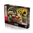 KS Puzzle-Meyve Ve Ayçiçeği 1000 Parça Puzzle-Puzzle-1-Milagron.com