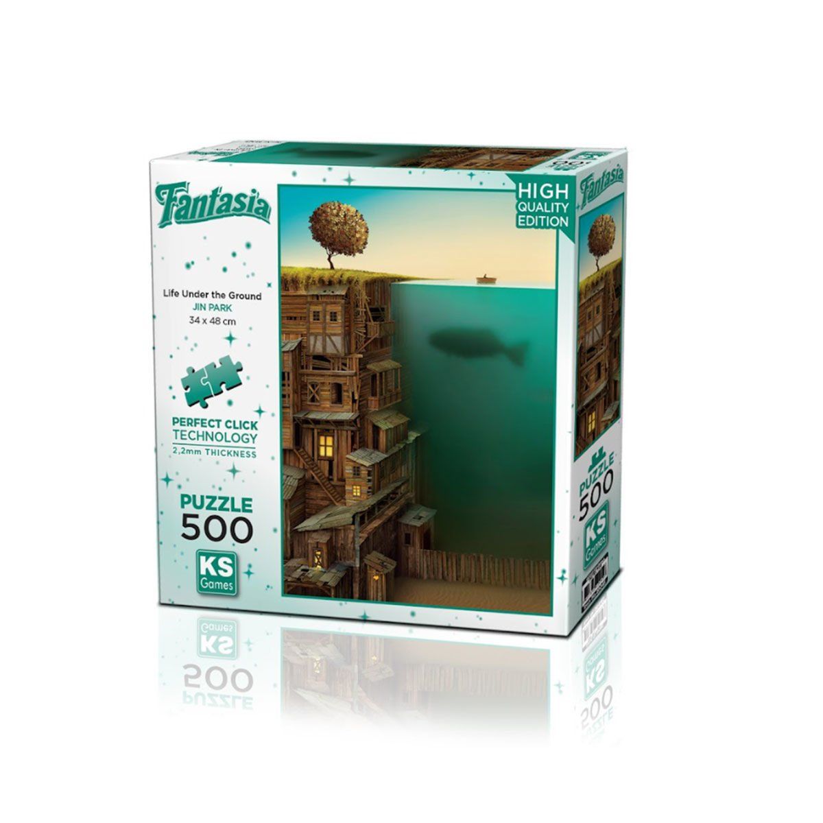 KS Puzzle-Yer Altında Yaşam 500 Parça Puzzle-Puzzle-1-Milagron.com