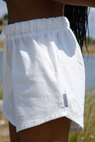 Kahshan-Deya Beyaz Şort-Şort-2-Milagron.com