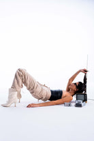 Kahshan-Doyenne Cargo Pants Beige-Pantolon-3-Milagron.com