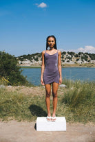 Kahshan-Vesper Mini Bamboo Dress-Elbise-1-Milagron.com