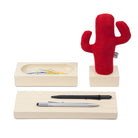 Kayigo-Cactus Lavanta Dolgulu Notluk / Kırmızı Krem-Masaüstü Organizer-2-Milagron.com