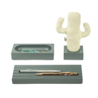 Kayigo-Cactus Lavanta Dolgulu Notluk-Masaüstü Organizer-2-Milagron.com