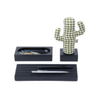 Kayigo-Cactus Lavanta Dolgulu Notluk / Pötikareli Siyah-Masaüstü Organizer-3-Milagron.com