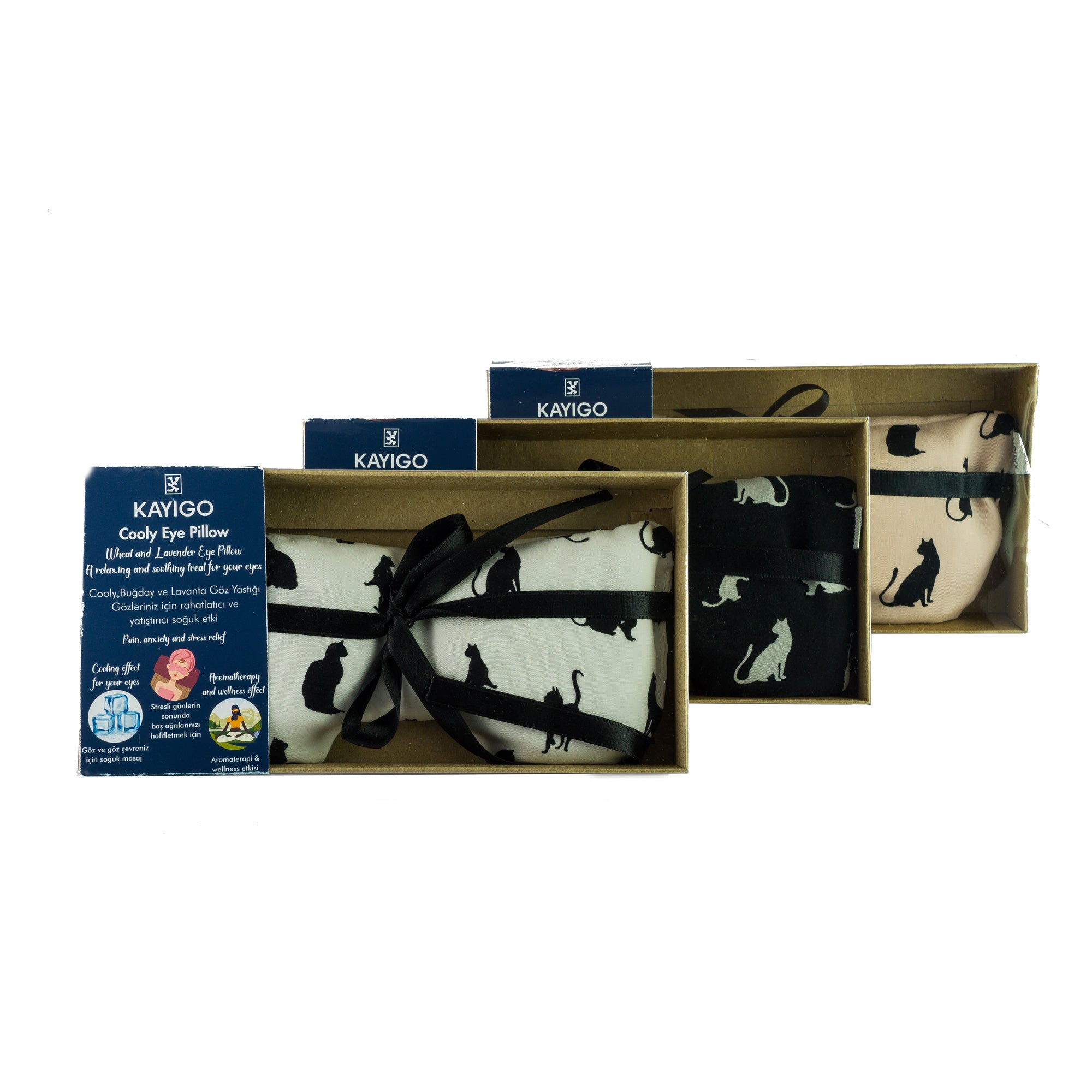 Kayigo-Cooly Göz Yastığı Beyaz-Göz Bandı-5-Milagron.com