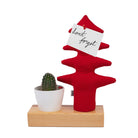 Kayigo-Flowery Saksılı Notluk Kırmızı çam-Masaüstü Organizer-4-Milagron.com