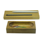 Kayigo-İroko Woody İkili Set İroko Ağacı-Masaüstü Organizer-1-Milagron.com