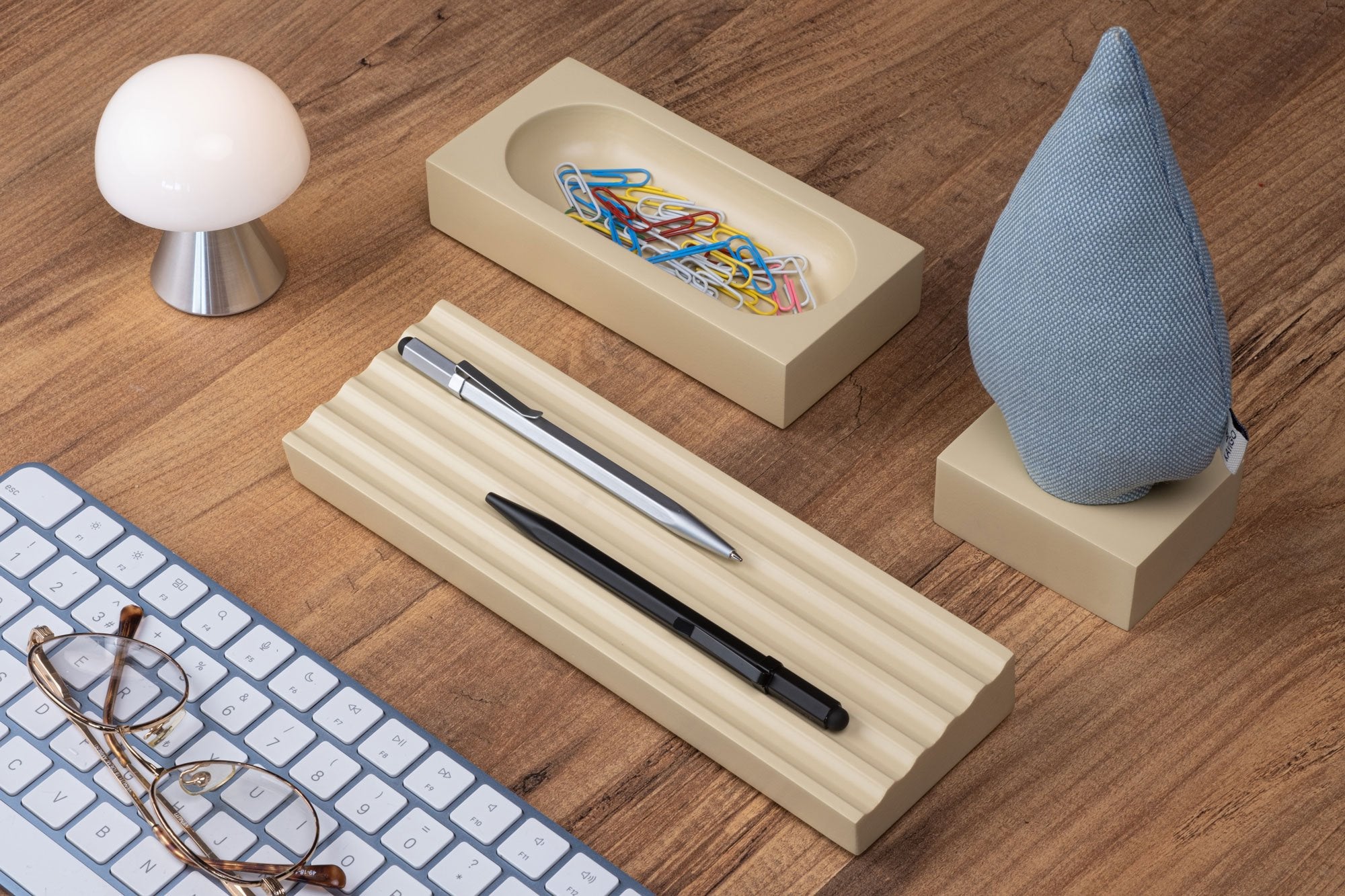 Kayigo-Lavanta Dolgulu Ladin Notluk / Mavi Krem-Masaüstü Organizer-2-Milagron.com