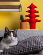 Kayigo-Lavender Kalemlik & Notluk Kırmızı çam-Masaüstü Organizer-3-Milagron.com