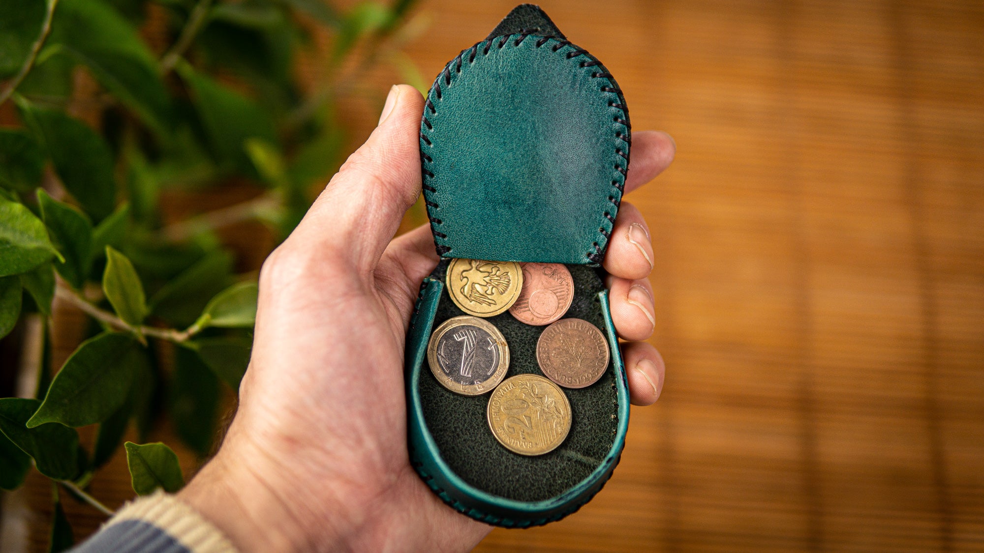 Kayigo-Pouchy Bozuk Para Cüzdanı Yeşil-Cüzdan & Kartlık-3-Milagron.com