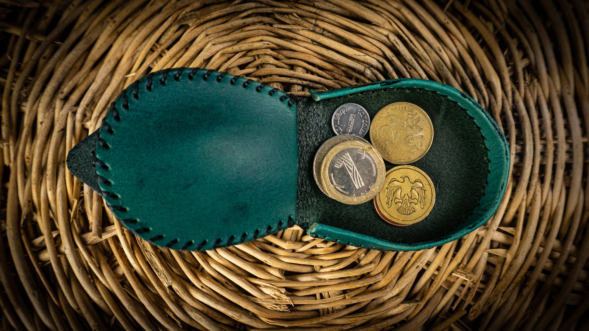 Kayigo-Pouchy Bozuk Para Cüzdanı Yeşil-Cüzdan & Kartlık-5-Milagron.com