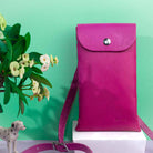 Kayigo-Toby Omuz Askılı çanta Fuşya-Telefon Çantası-4-Milagron.com