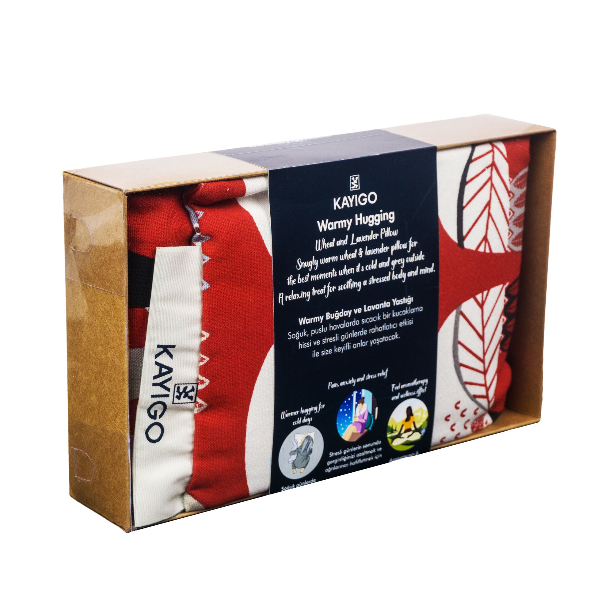 Kayigo-Warmy Ilık Sarılma Yastığı Sal Kumru-Boyun Yastığı-3-Milagron.com